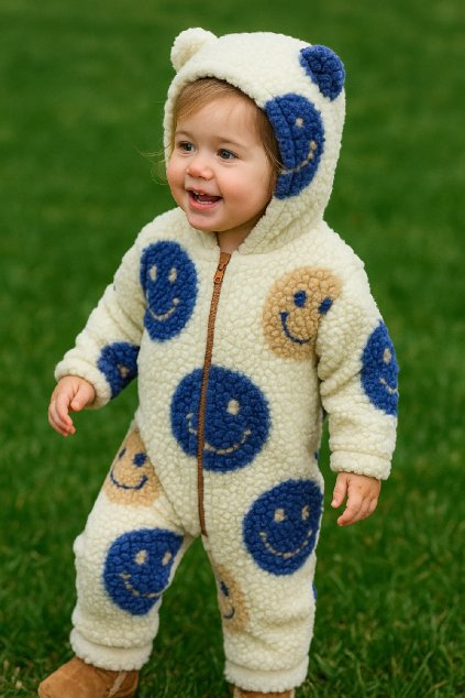 Teddy - HAPPY FACE ECRU