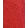 Červená nepočesaná teplákovina - vyšší gramáž
