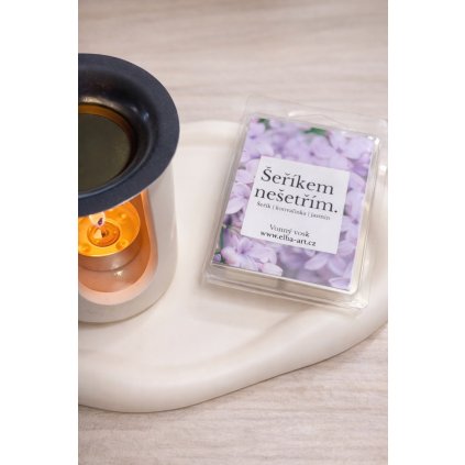 Vonný vosk Šeříkem nešetřím
