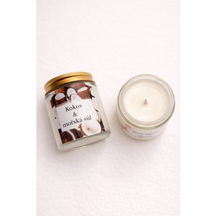 Kokos a mořská sůl mini