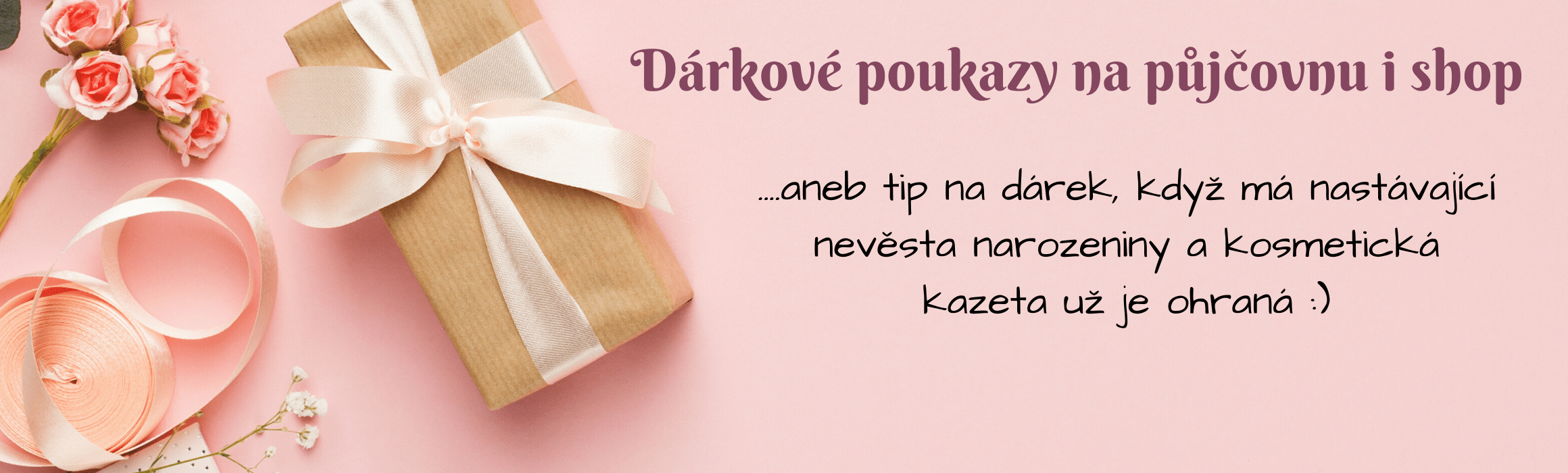 Dárkové poukazy v libovolné hodnotě na shop i půjčovnu