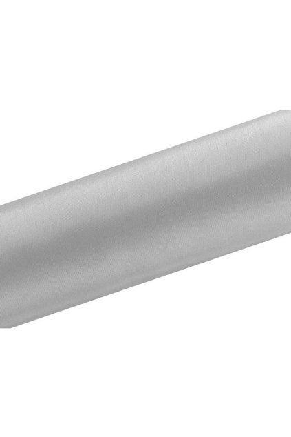 satén stříbrný 16cm