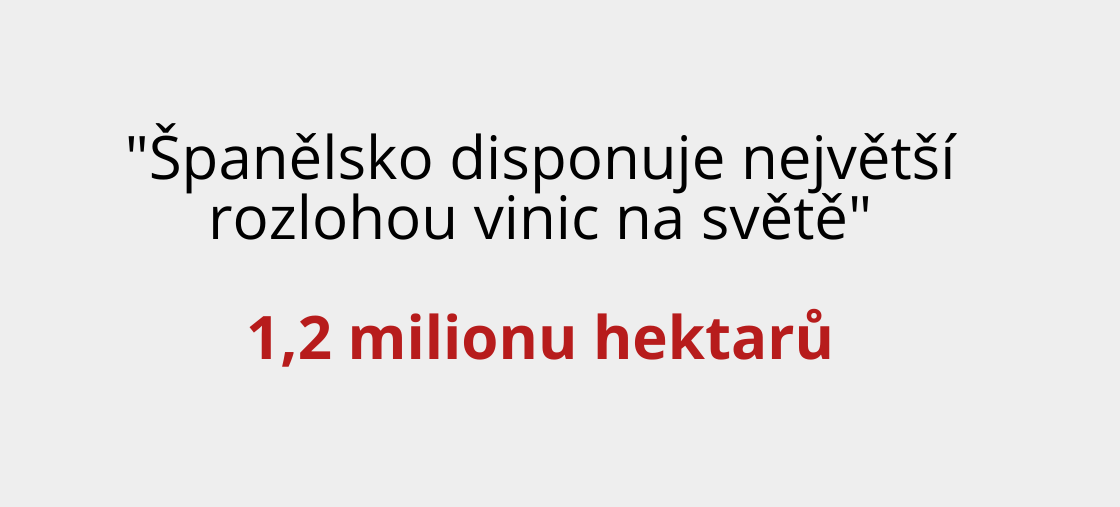 Rozloha vinic
