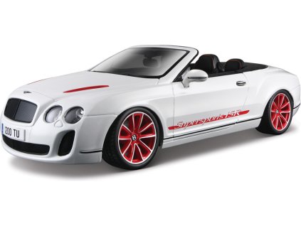 Bburago Plus Bentley Continental ISR 1:18 bílá - BB18-11035