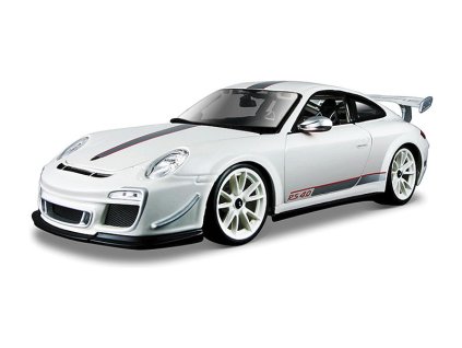 Bburago Plus Porsche 911 GT3 RS 4.0 1:18 bílá - BB18-11036W