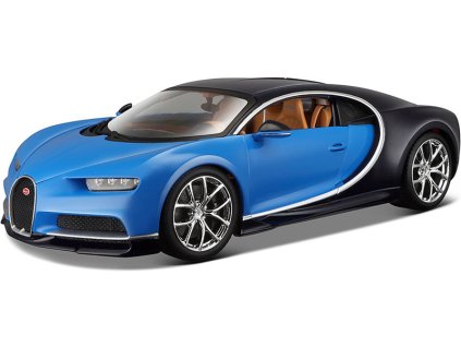Bburago Plus Bugatti Chiron 1:18 modrá - BB18-11040B