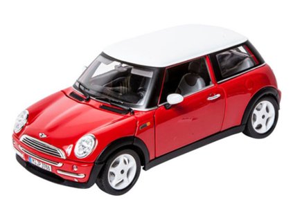 Bburago Mini Cooper 1:18 červená - BB18-12034