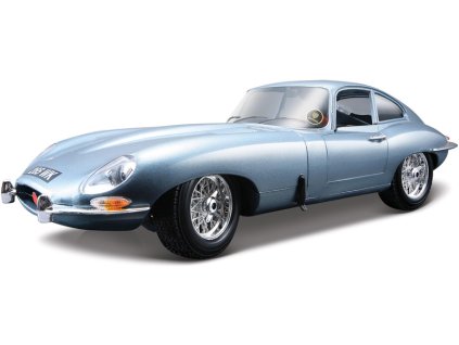 Bburago Jaguar E-type Coupe 1:18 stříbrná - BB18-12044