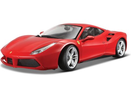 Bburago Ferrari 488 GTB 1:18 červená - BB18-16008R