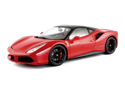 Bburago Signature Ferrari 488 GTB 1:18 červená - BB18-16905