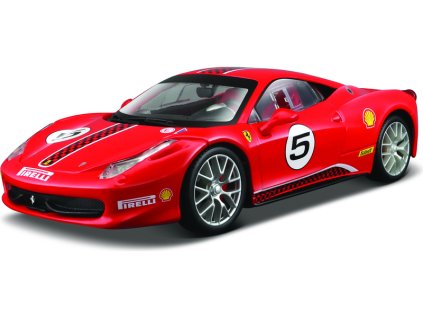 Bburago Ferrari 458 Challenge 1:24 červená - BB18-26302