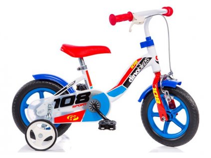 DINO Bikes - Dětské kolo 10" Boy s brzdou - DB-108FLB