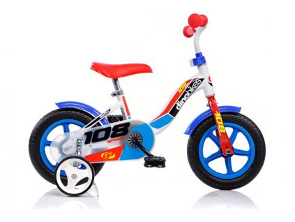 DINO Bikes - Dětské kolo 10" modré - DB-108LB