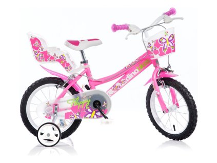 DINO Bikes - Dětské kolo 14" růžové - DB-146R