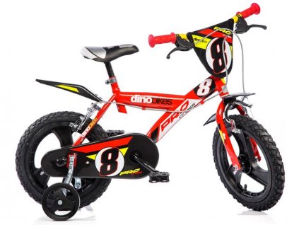 DINO Bikes - Dětské kolo 16" červené - DB-163GLN