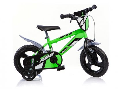 DINO Bikes - Dětské kolo 12" zelené - DB-412UL