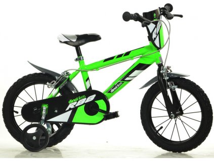 DINO Bikes - Dětské kolo 16" zelené - DB-416U