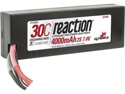 LiPol Reaction Car 7.4V 4000mAh 30C HC EC3 - DYN9003EC