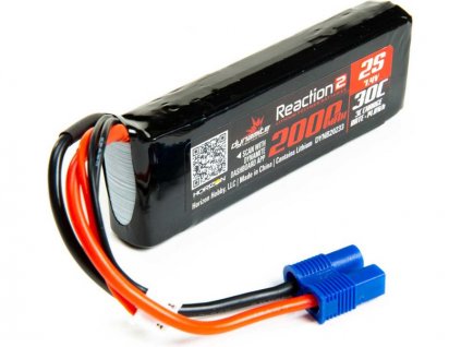 Dynamite LiPo Reaction2 7.4V 2000mAh 30C EC3 - DYNB20233