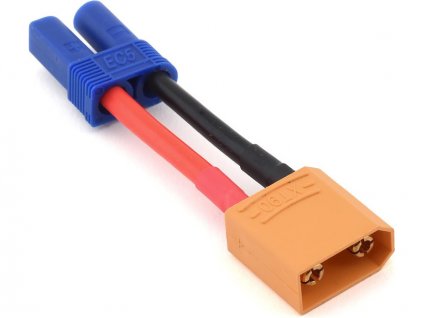 Konverzní kabel XT90 samice - EC5 baterie - DYNC0172
