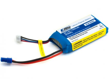 E-flite LiPo 7.4V 1300mAh 20C EC2 - EFLB13002S20