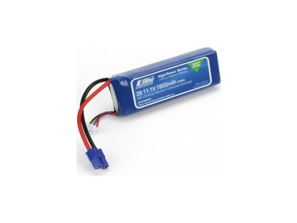 E-flite LiPo 11.1V 1800mAh 30C EC3 - EFLB18003S30