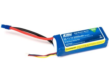 E-flite LiPo 11.1V 2200mAh 50C EC3 - EFLB22003S50