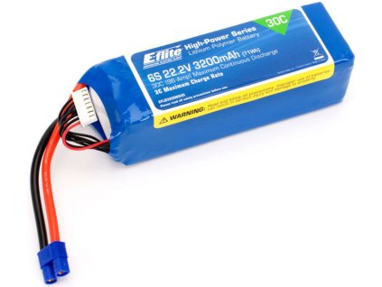 E-flite LiPo 22.2V 3200mAh 30C EC3 - EFLB32006S30