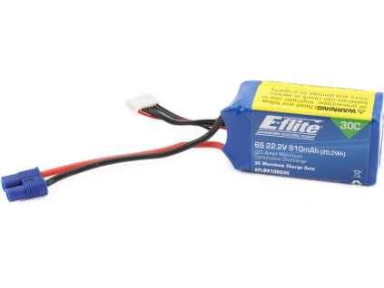 E-flite LiPo 22.2V 910mAh 30C EC3 - EFLB9106S30