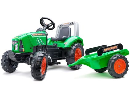 FALK - Šlapací traktor Supercharger zelený - FA-2021AB