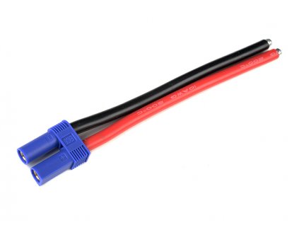 Konektor zlacený EC5 samec s kabelem 10AWG 12cm - GF-1078-001