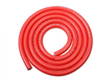 Kabel se silikonovou izolací Powerflex 8AWG červený (1m) - GF-1341-010