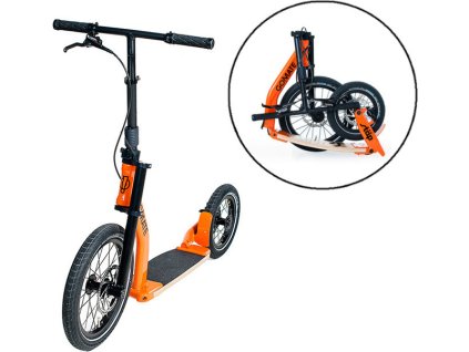 Go!Mate koloběžka stæp TR3 se zadní brzdou oranžová - GOM016113OR