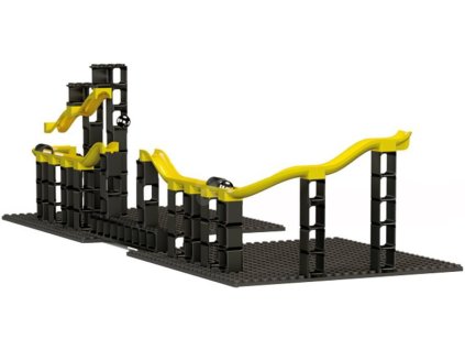 HUBELINO Pi Kuličková dráha - set s kanónem 70 dílků - HUB440006