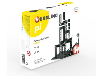 HUBELINO Pi Kuličková dráha - kostky M 78 dílků - HUB440013