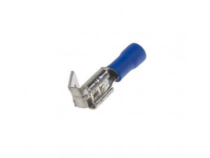 Rozvaděč plochý 6,3 mm modrý, 100 ks - 4000502