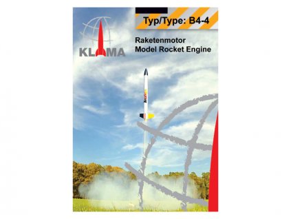 Klima raketový motor B4-4 EL (6ks) - KL-0254