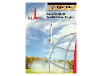 Klima raketový motor B4-P EL (6ks) - KL-0259