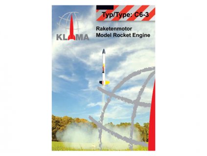 Klima raketový motor C6-3 EL (6ks) - KL-0373