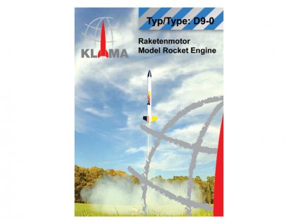 Klima raketový motor D9-0 EL (6ks) - KL-0400