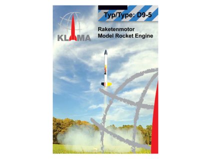 Klima raketový motor D9-5 EL (6ks) - KL-0405