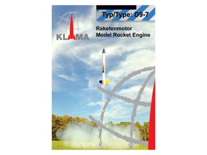 Klima raketový motor D9-7 EL (6ks) - KL-0407
