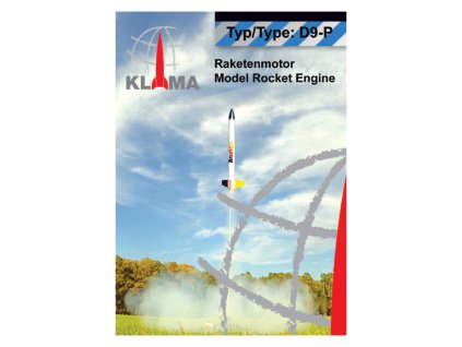 Klima raketový motor D9-P EL (6ks) - KL-0409