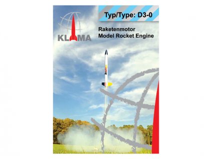 Klima raketový motor D3-0 EL (6ks) - KL-0440