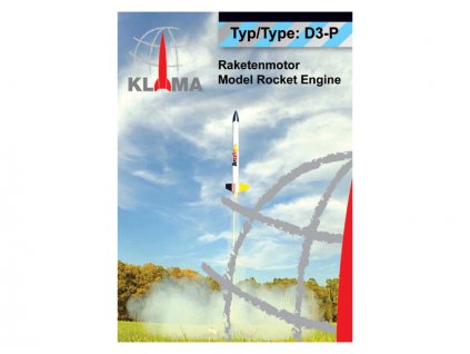 Klima raketový motor D3-P EL (6ks) - KL-0449