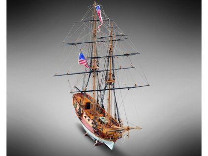 MAMOLI Blue Shadow briga 1778 1:64 kit - KR-21722