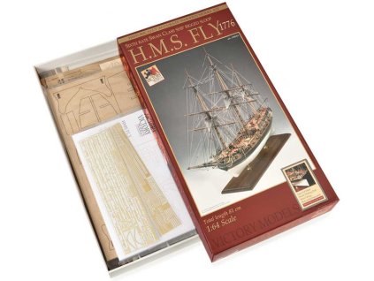 VICTORY MODELS H.M.S. Fly 1776 1:64 kit - KR-25064
