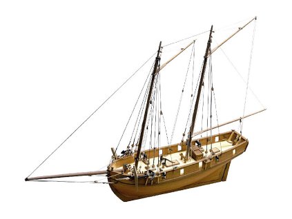 CALDERCRAFT H.M Ballahoo škuner 1803 1:64 kit - KR-29013