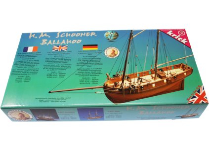 CALDERCRAFT H.M Ballahoo škuner 1803 1:64 kit