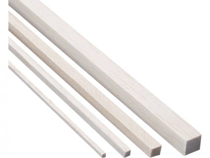 Krick Lišta balsa 3x7mm 1m (10) - KR-885815